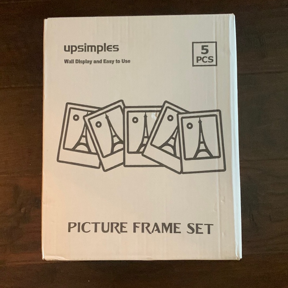 Set of 5 Picture Frames - 11 x 14 - New In Box - Light Oak finish